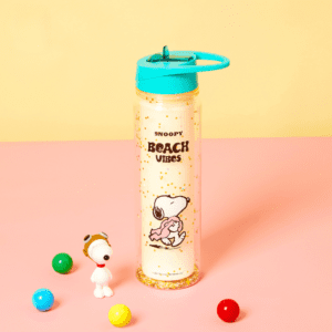 Snoopy Summer Travel Collection Plastic Bottle with Handle (500mL)